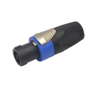 Connecteur Speakon 4 pôles à verrouillage par torsion SWieler, compatible avec les adaptateurs de haut-parleurs Neutrik NA4LJ NL4 Series