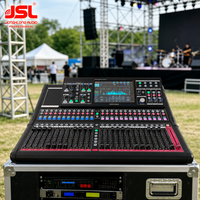 Console de mixage numérique professionnelle 34 entrées, processeur 5 cœurs, 26 faders motorisés, console audio professionnelle pour spectacles sur scène