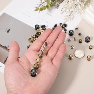 PATIKIL Mm Juego de remaches de cuero con cabeza esférica, tornillo de rosca trasera, botón de cabeza redonda, tornillo Chicago, remache de cabeza de bola para manualidades de cuero DIY - Product Image 4