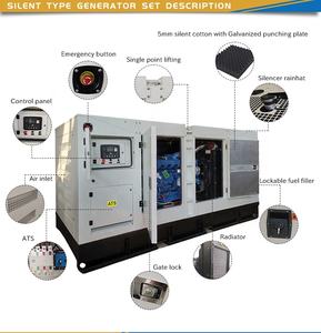 防锈Denyo设计超静音125kva 100kva柴油发电机组100kw 30 50 60 KW KVA中国制造发电机 - Product Image 6