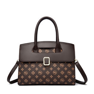 Sac à main rétro en PU avec fermeture éclair, pochette de luxe en polyester de créateur, doté d'un design antivol durable pour usage quotidien et soirées. - Product Image 1