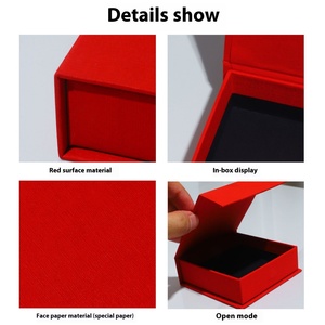 Boîte à bijoux en papier de luxe pour ranger les bagues, les boucles d'oreilles, les colliers, les pendentifs, emballage cadeau pour bijoux, boîte en papier - Product Image 4