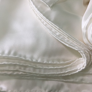 IN magazzino 100% <span class=keywords><strong>pura</strong></span> <span class=keywords><strong>sciarpa</strong></span> <span class=keywords><strong>di</strong></span> <span class=keywords><strong>seta</strong></span> habotai 45*150 fabbrica diretta 8MM bianco grezzo - Product Image 1