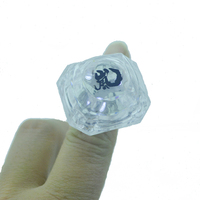 Anneau lumineux LED clignotant blanc effet diamant pour fêtes, Noël, enterrement de vie de jeune fille, Saint-Valentin, Nouvel An chinois, Pâques