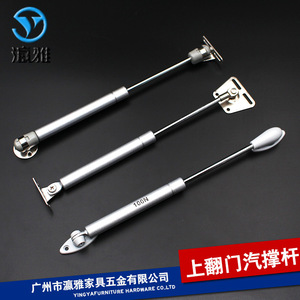 Cabinet Hydraulic Gas <b>Spring</b> 100N Iron Rubber Olive Tip Silent Support For Kitchen Cabinet Furniture <b>Hinge</b> Surface Mount - Product Image 4