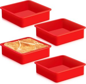 <span class=keywords><strong>Moule</strong></span> <span class=keywords><strong>à</strong></span> gâteau carré en silicone, <span class=keywords><strong>moule</strong></span> <span class=keywords><strong>à</strong></span> brownie en silicone, <span class=keywords><strong>moule</strong></span> de cuisson pour muffins, pain, riz croustillant, lasagnes, tarte - Product Image 1