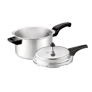 Casserole à pression en acier inoxydable haute performance avec grande capacité, couvercle à verrouillage sécurisé, système de soupape de sécurité multi-éléments avancé - Product Image 4