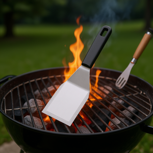 Metaltex Plancha Wender Stainless Steel Grill Turner For <b>BBQ</b> Cooking - Product Image 3