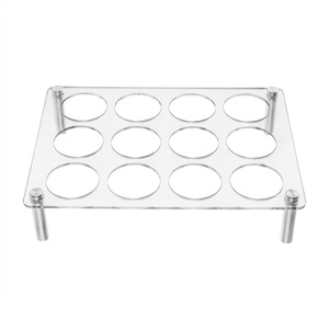 Support pour dosettes de café en acrylique, support de rangement pour 12 tasses, transparent, design moderne et simple, facile à nettoyer - Product Image 5