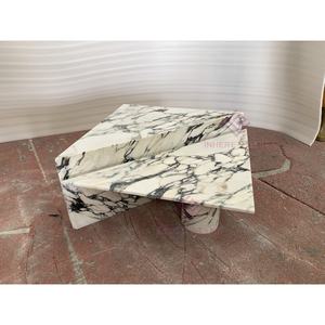 แผ่นหินอ่อน Calacatta <span class=keywords><strong>Viola</strong></span> ขนาดใหญ่สำหรับโต๊ะกาแฟโต๊ะรับประทานอาหารสร้างผลกระทบที่โดดเด่นในวิลล่าหรูและรีสอร์ทระดับไฮเอนด์ - Product Image 4