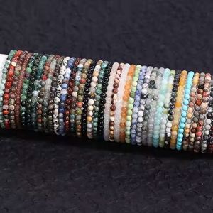 Bracelet en pierre naturelle avec perles de verre colorées, Amour et Harmonie, très apprécié, faible commande minimum, codage standardisé - Product Image 3