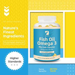 Visolie Omega 3 <span class=keywords><strong>Mini</strong></span> Zachte <span class=keywords><strong>Capsules</strong></span> 1000Mg Omega 3 Epa + Dha Ondersteuning Voor De Gezondheid Van Het Hart Gemakkelijk Te Nemen <span class=keywords><strong>Mini</strong></span> <span class=keywords><strong>Capsules</strong></span> 180 <span class=keywords><strong>Capsules</strong></span> - Product Image 6