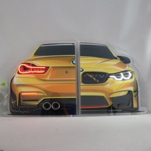 Su misura <span class=keywords><strong>per</strong></span> auto da corsa LED luce al Neon segno telecomando che cambia colore decorazioni <span class=keywords><strong>per</strong></span> i <span class=keywords><strong>compleanni</strong></span> del centro commerciale a casa - Product Image 2