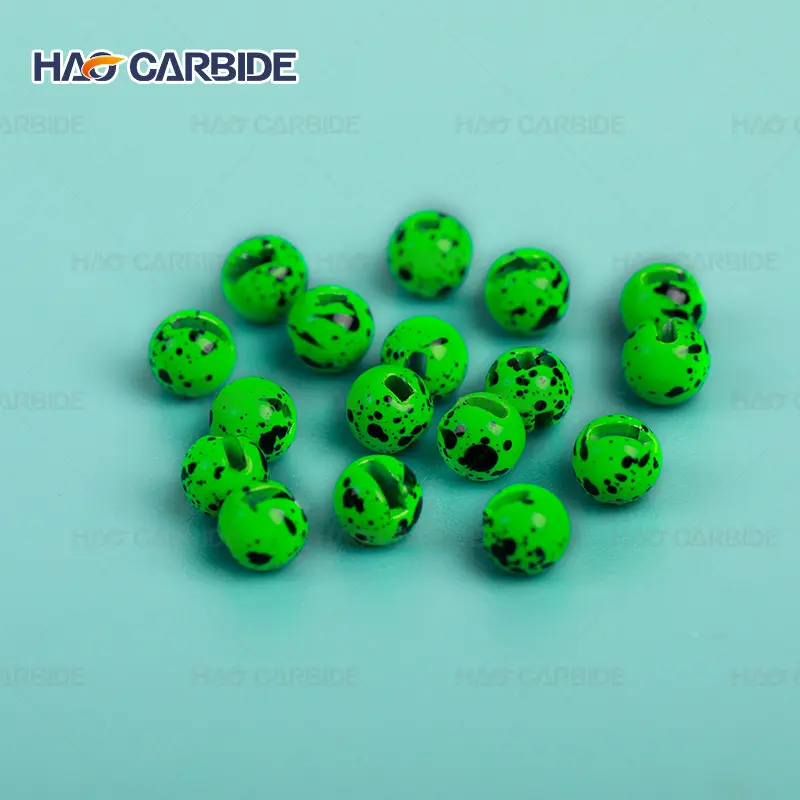 Peche Accessories Tungsten Tying Beads Tungsten Slotted Beads