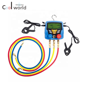 דיגיטלי סעפת מד סט רב-פונקציה דיגיטלי מד לחץ לרכב <span class=keywords><strong>AC</strong></span> טעינה ובדיקה R134a/ R410A סעפת דיגיטלי - Product Image 2