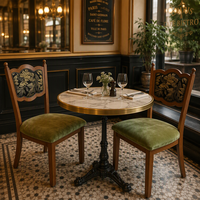 Chaise de salle à manger moderne en bois massif, style rétro, dossier minimaliste, design nordique, revêtement en tissu, pour la maison et les restaurants
