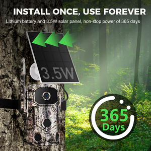 GPS 4G Đường Mòn Máy Ảnh Săn Bắn Hoang Dã Góc Ipcamera HD 14MP HD <span class=keywords><strong>PIR</strong></span> Phát Hiện Chuyển Động Tầm Nhìn Ban Đêm Năng Lượng Mặt Trời Đường Mòn Săn Bắn Máy Ảnh - Product Image 3