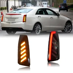Best Price For Cadillac ATS Led Tail Light 2014-2017 Signal DRL Brake Reverse Stop Back Lamps LED Tail Lamp Assembly