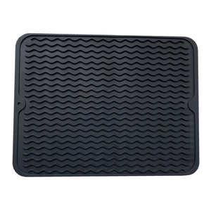 Hot Waterproof <b>Large</b> Silicone Dish Drying <b>Mat</b> 30*40 Heat Resistant Drying Pad Dishwasher Safe Draining <b>Mat</b> for Kitchen - Product Image 4