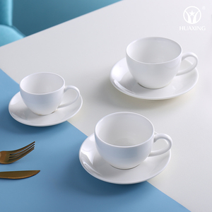 Vendita calda promozionale personalizzato stampato tazza bianca set tazze da caffè tè turco per ristorante - Product Image 1