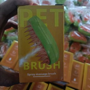 Spazzola a vapore per animali domestici pettine per la toelettatura del cane del gatto con <span class=keywords><strong>Spray</strong></span> elettrico Anti-volo capelli galleggianti morbidi in Silicone spazzola per la depilazione - Product Image 6