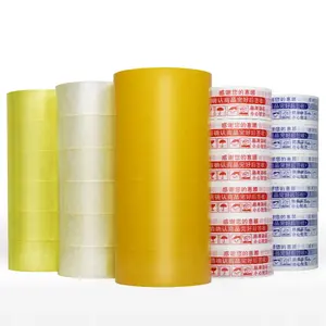 Manufacturers High Transparent Packaging Strong Sticky Rolls Printing BOPP Tape