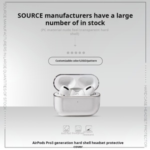 Funda Protectora HX-1 de TPU para <span class=keywords><strong>Airpods</strong></span> con Color y LOGO Personalizados, Orificio para Colgar, Resistente a la Suciedad y a los Golpes - Product Image 2