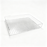 Boîte d'élevage de reptiles en acrylique de 5 mm d'épaisseur, découpée CNC, à densité uniforme, couleur personnalisée, détachable, stable et nettoyable, pour table.