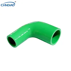 Tubo de silicone flexível para peças automotivas, tubo de refrigeração de 1,5 polegadas, mangueira redutora de borracha de cotovelo 45 para caminhão