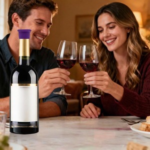 Tapón <span class=keywords><strong>de</strong></span> Silicona Individual <span class=keywords><strong>para</strong></span> <span class=keywords><strong>Botellas</strong></span> <span class=keywords><strong>de</strong></span> <span class=keywords><strong>Vino</strong></span>, Sellador Hermético Reutilizable <span class=keywords><strong>para</strong></span> <span class=keywords><strong>Vino</strong></span>, Cerveza y Refrescos, Tamaño Universal 1.2-1.4 Pulgadas, Libre <span class=keywords><strong>de</strong></span> BPA - Product Image 3