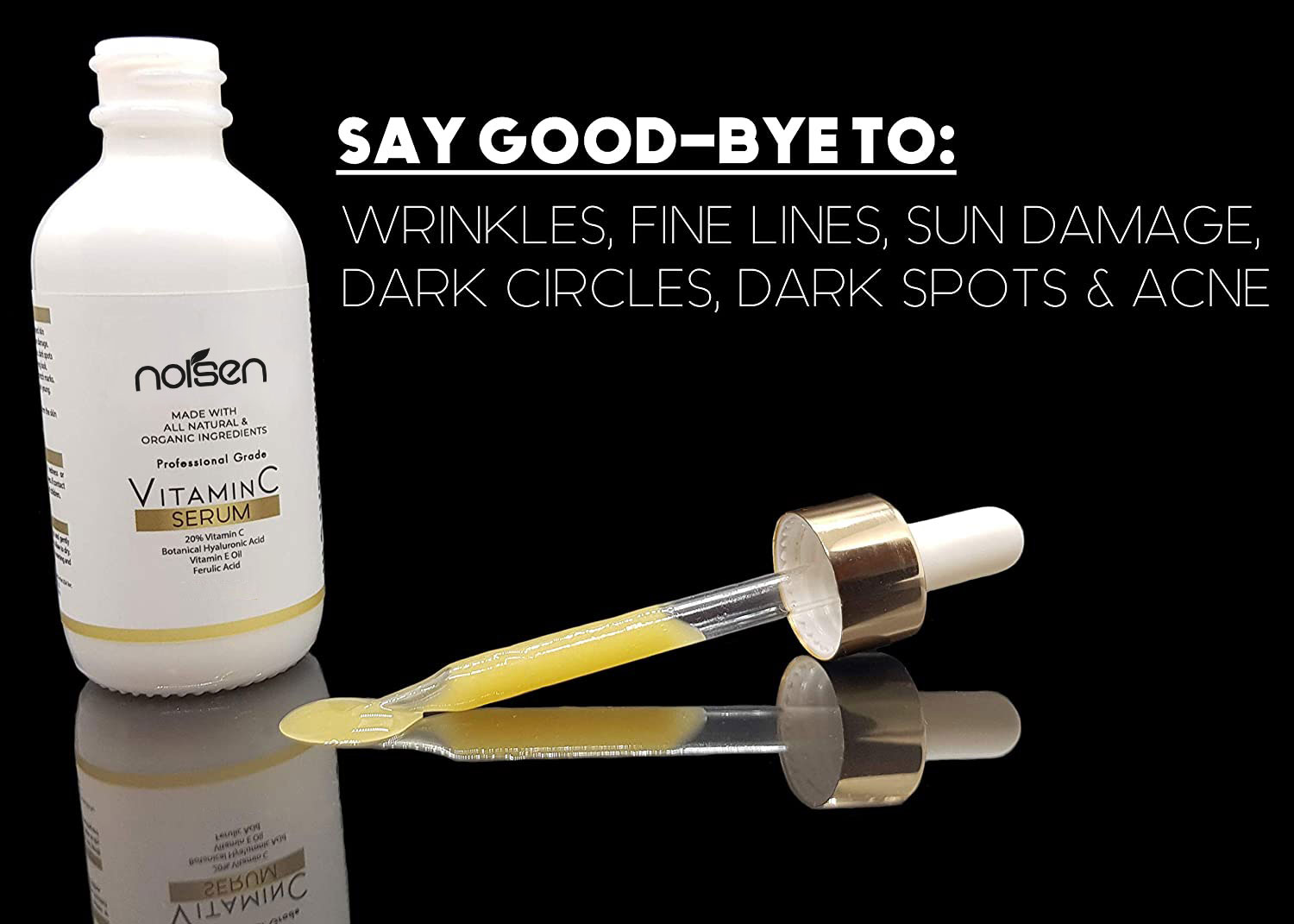 Hot Selling Wholesale private label Face care serum anti aging whitening serum vitamin c