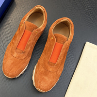 Baskets Homme de Marque Designer Rétro en Daim Patchwork, Tige Mixte, à Lacets, Chaussures de Sport Décontractées, Légères et Épaisses, Style Italien, Luxe Original