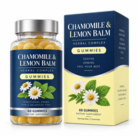 Gummies Relaxantes aux Herbes avec Camomille, Mélisse, L-Théanine et Passiflore – Bien-être Quotidien à Base de Plantes – OEM