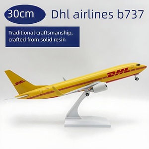 Multi Style 1:250 Boeing B737, 30CM gesimuleerd vliegtuigmodel hars solide statische decoratie - Product Image 4