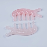 Tabla de Masaje Gua Sha de Resina Personalizable con Forma de Delfín, Peine para Masaje del Cuero Cabelludo, Estimulación del Crecimiento del Cabello, Alivio del Estrés, Herramienta de Meridianos, Aplicación en la Cabeza, Musical