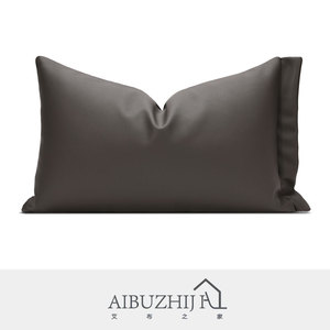 AIBUZHIJIA Doux Décoratif Scatter Oreiller Couvre Style Moderne Moderne <span class=keywords><strong>Beige</strong></span> <span class=keywords><strong>Taupe</strong></span> Rectangulaire Coussins Couverture Fourrure - Product Image 2