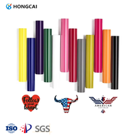 Rouleau de vinyle thermocollant PU HTV haute élasticité, multicolore, pelable à froid, pour impression sur vêtements