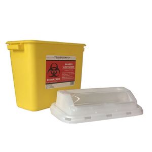 Bệnh viện Màu Đỏ Biohazard y tế kim nhựa sharps xử lý <span class=keywords><strong>container</strong></span> cho Mỹ - Product Image 4