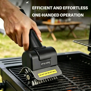 Cepillo de Limpieza Eléctrico para Parrilla, <span class=keywords><strong>Inalámbrico</strong></span>, Recargable por USB, Cepillo Eléctrico de Mano para Exteriores - Product Image 3