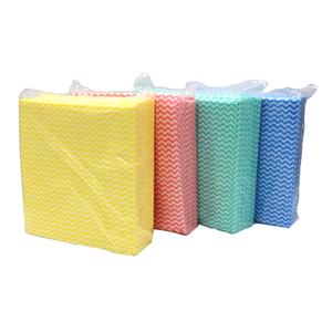Lingettes de nettoyage domestiques Lingettes de nettoyage en <span class=keywords><strong>rouleau</strong></span> de <span class=keywords><strong>tissu</strong></span> non tissé réutilisables Lingettes de cuisine jetables - Product Image 2