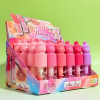 Miss Look – Lot de 24 Huiles à Lèvres Effet Ours, Gloss à Lèvres Dégradé Arc-en-ciel, Hydratant, Soin des Lèvres Effet Verre, Vente en Gros, Logo Personnalisé MGK2030 Naturel