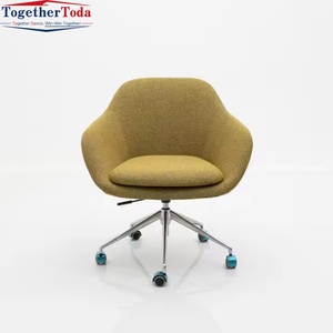 Chaise de loisirs minimaliste pour bureau, réception, hôtel, salon, zones de réunion, mobilier de salon, chaise de visiteur pivotante et réglable en hauteur - Product Image 5