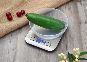 High Accuracy 1g <b>Mini</b> Battery Powered Digital Kitchen <b>Scale</b> 5kg Max Stainless Steel Platform & Tare Function Compact Design - Product Image 4