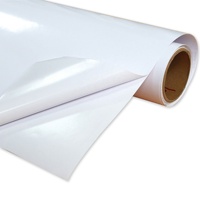 Vinilo Autoadhesivo Imprimible con Tinta Eco Solvente, Libre de Burbujas, Brillante y Mate, Blanco y Gris, para Publicidad, Venta al Por Mayor