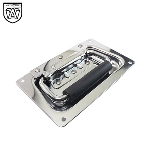 Anwang 607A - Accesorio para Estuche de Transporte, Asa de Resorte Cromada de Hierro de 132 mm con Empuñadura de Goma - Product Image 2