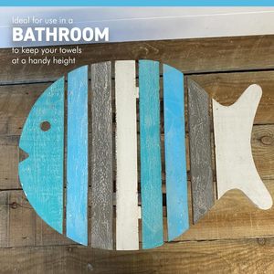 <span class=keywords><strong>Tavolo</strong></span> da Pranzo <span class=keywords><strong>Pieghevole</strong></span> a Forma di Pesce in Legno con Finitura Anticata, <span class=keywords><strong>Tavolo</strong></span> da Esterno Leggero in Legno Massello - Product Image 1