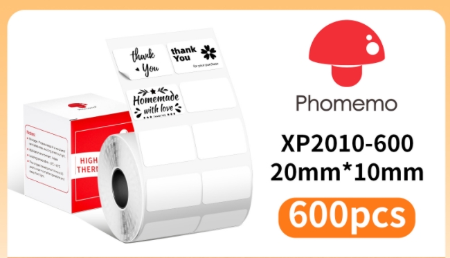 Blanco 20*10mm-600 hojas * 5