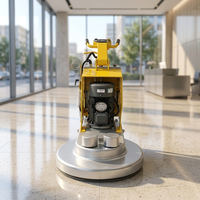 Machine électrique de polissage de sols en marbre avec double masse de poids en fer, polisseuse professionnelle pour carrelage et pierre pour chantier de construction