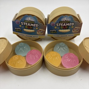 Jouet anti-stress portable en forme de chignon mystère diamanté, texture mousse douce, idéal pour la maison, le bureau, les voyages et l'école - Product Image 3