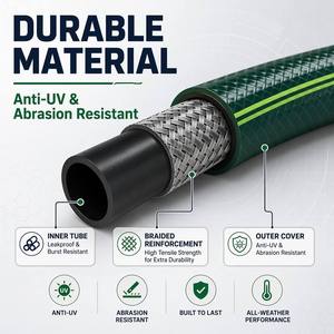 <span class=keywords><strong>Tuyau</strong></span> d'<span class=keywords><strong>arrosage</strong></span> de jardin renforcé vert flexible anti-pli, prix usine Chine, 20m 30m <span class=keywords><strong>50</strong></span> mètres 3/4" 1" 1/2" 1 pouce - Product Image 5